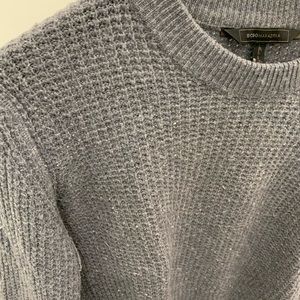 Grey knit sweater